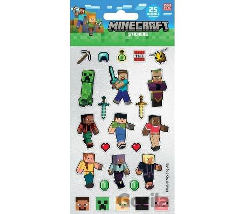 Třpytivé samolepky Minecraft