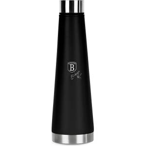 Berlinger Haus Термос във форма на бутилка със сребриста капачка Matte Black 0, 4L 55836 (BH/8750)