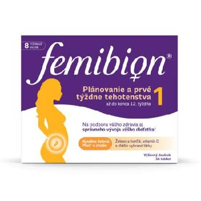 P&G Health Femibion 1 Plánovanie a prvé týždne tehotenstva 56 tabliet