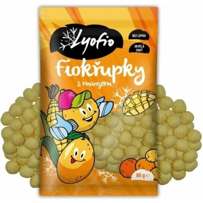 Lyofio Kukuřičné křupky mango 80 g