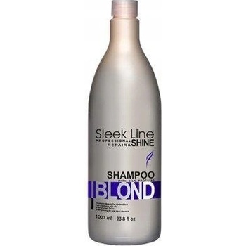 Stapiz Sleek Line Blond Shampoo šampón na poškodené farbené vlasy 1000 ml