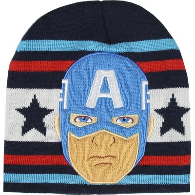 dětská zimní čepice Marvel Captain America černý