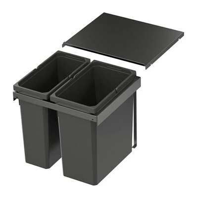 VS ENVI Flex Pro Systém na třídění odpadu KŠ 500 mm, 1×28/1×21 l, lávová