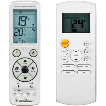 General Daitsu rg57b/bge - луксозно с подсветка дистанционно управление (rg57b/bge)