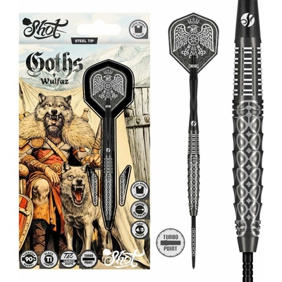 Shot Šípky Steel Goths - Wulfaz - 90% - Turbo Point - 23g