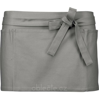 Kariban Barová zástěra krátká K 886 light grey