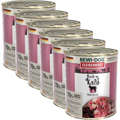 Bewi Dog консерви - Телешко, 6 x 800г