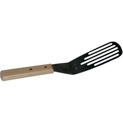 Obracečka s otvory 28cm nerez rukojeť dřev.