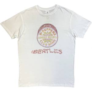The Beatles Flowers Logo & Drum White XL Риза (BEATTEE333MW04)