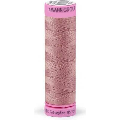 Polyesterové nitě návin 100 m Aspo Amann 1057 Misty Rose