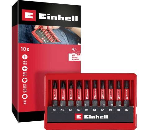 Einhell sada bitů 10ks 118653