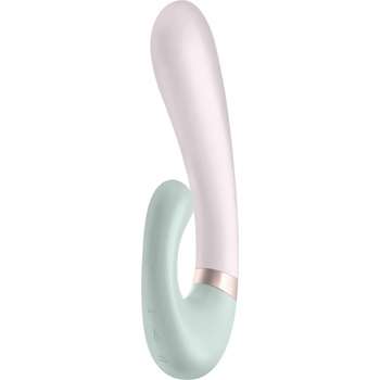 Satisfyer Heat Wave - умен, затоплящ вибратор с ръка (мента)