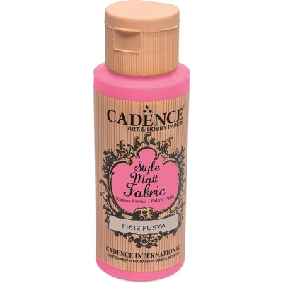 Cadence Textilní barva Style Matt Fabric fuchsiová 50 ml – Zboží Mobilmania