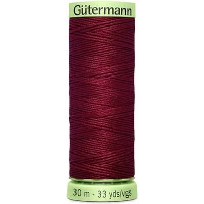Nit PES Gütermann JEANS - extra silná 30 (30m) barva 368 - hnědá
