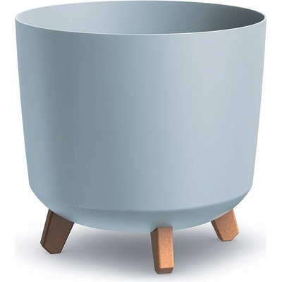 PROSPERPLAST Kvetináč GRACIA TUBUS 29,8cm svetlo sivý