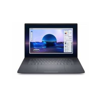 Лаптоп Dell Pro Max 16 Premium MA16250, Intel Ultra 7 265H, vPro (13TOPS NPU, 16 cores, up to 5.30 GHz), 16", FHD+ (1920x1200) VRR 120Hz, 500nits AG, 32GB LPDDR5x 8400 MT/s, 1TB SSD, NVIDIA RTX PRO 1000 8GB GDDR7, 8MP HDR + IR Cam and Mic, Wi-Fi 7, FPR, B