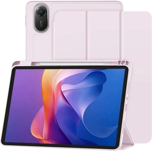 Techsuit Калъф за Xiaomi Redmi Pad 2 - Techsuit - Flex Trifold (с поставка за молив) - Розов