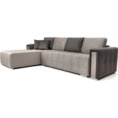 Мебели КАМБО Ъглов диван Мелбърн MTB MOB светло и тъмно кафяв Solar-16-28