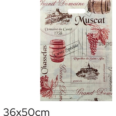 LIKA Kaprasová Libuše Taška igelitová 36 x 50cm VINAŘSTVÍ