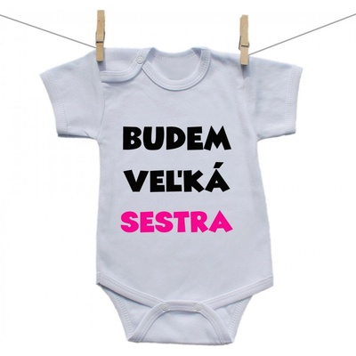 Boodyy Body s krátkym rukávom Budem veľká sestra