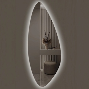 Lidiya Mirror Стенно огледало LED осветление LM Frosted Lens, фигурно, 500×1000мм