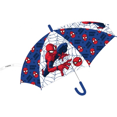 E plus M Spiderman Marvel deštník chlapecký modrý