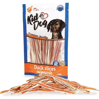 KIDDOG Патешки ленти карпачо 80 г