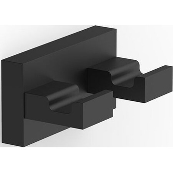 DECOR WALTHER Кука за кърпа Contract двойна черен мат (0906960)