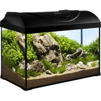 Diversa Голям Аквариум за риби с капацитет 240 литра оборудван с капак, филтър, нагревател, термометър и подарък (Startup 120 LED Expert)