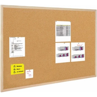 Bi-Office korková deska 120 x 60 cm dřevěný rám (GSF261001010)