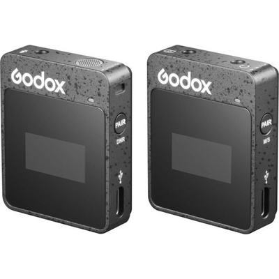Kompaktný digitálny bezdrôtový mikrofónny systém Godox MoveLink II M1 (čierny)