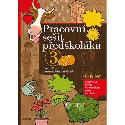 Pracovní sešit předškoláka 3, 4-6 let - Příprava dítěte na úspěšný start ve škole - Ivana Novotná