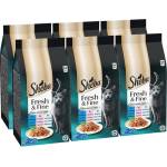 Sheba Fresh & Fine паучове за котки, тон, сьомга и бяла риба 6 x (6x50 g)
