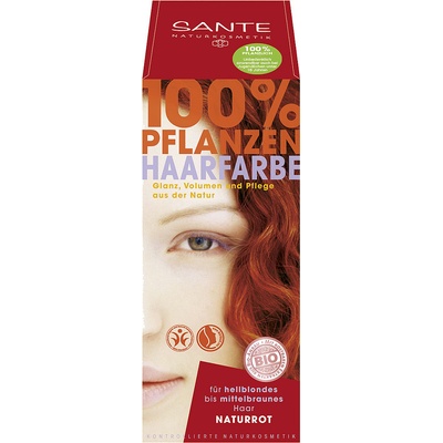 Sante prášková farba na vlasy červená 100 g