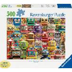 Ravensburger Пъзел Ravensburger от 500 XXL части - Ретро роботи (12001331)