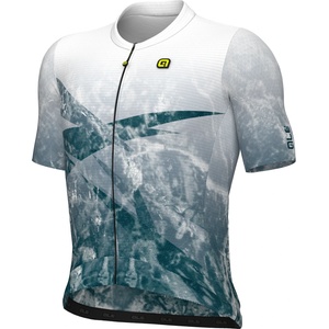 Alé Мъжка фланелка с къс ръкав за колоездене Alé PR-E Quartz Jersey Cycling jersey - Green - размер XXL (056-3424-0117)