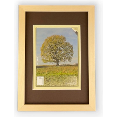 Pasparta Tmavo Hnedá Rozmer: 40 x 60 cm, Vnútorný výrez pasparty (Veľkosť obrázka): 30 x 40 cm