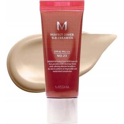 Missha M Perfect Cover BB krém 23 Natural Beige SPF42 PA+++ 20 ml
