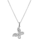 Silenti Jewelry Сребърно колие "Пеперуда