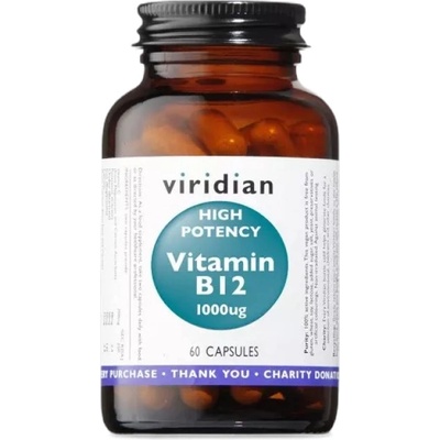 Viridian High Potency Vitamin B12 1000 mcg [60 капсули]