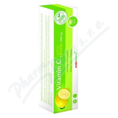 Moje lékárna Vitamin C 1000mg citron 20 eff.tabliet