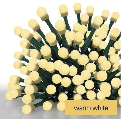 EMOS LED vánoční cherry řetěz kuličky 20 m venkovní i vnitřní teplá bílá časovač – Hledejceny.cz