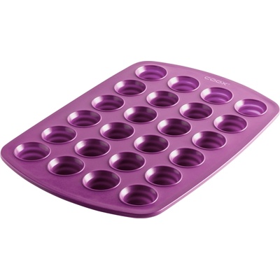 Coox Silikónová forma na muffiny 24 ks cca Ø 3,5 cm fialová 100386536