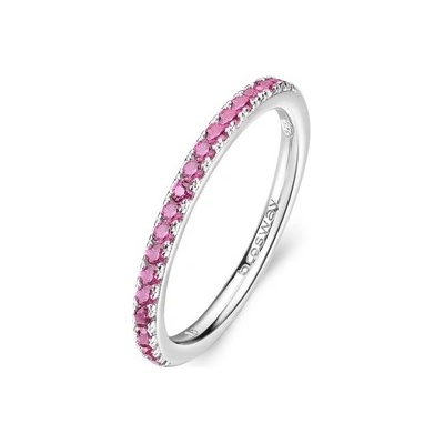 Brosway Fancy Stříbrný prsten s rubíny Passion Ruby FPR69