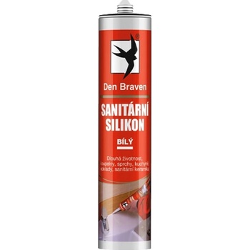 Den Braven 30212RL Sanitární silikon, 280 ml, bílý