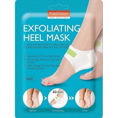 Purederm Exfoliační maska na päty 1 pár