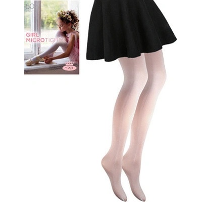 Lady B GIRL MICRO 50 DEN Silonové punčochy bianco