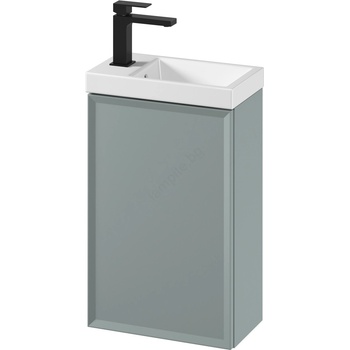 Cersanit S801-570 -Стенен шкаф за баня с мивка MILLE 40x22 см в цвят мента (CS0260)