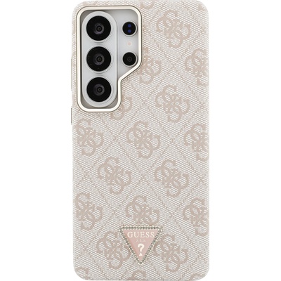 GUESS Калъф Guess - 4G Gold Frame, Galaxy S26 Ultra, MagSafe, розов (3666339613266)