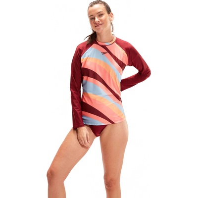 Speedo Блуза с uv защита womens printed swim tee